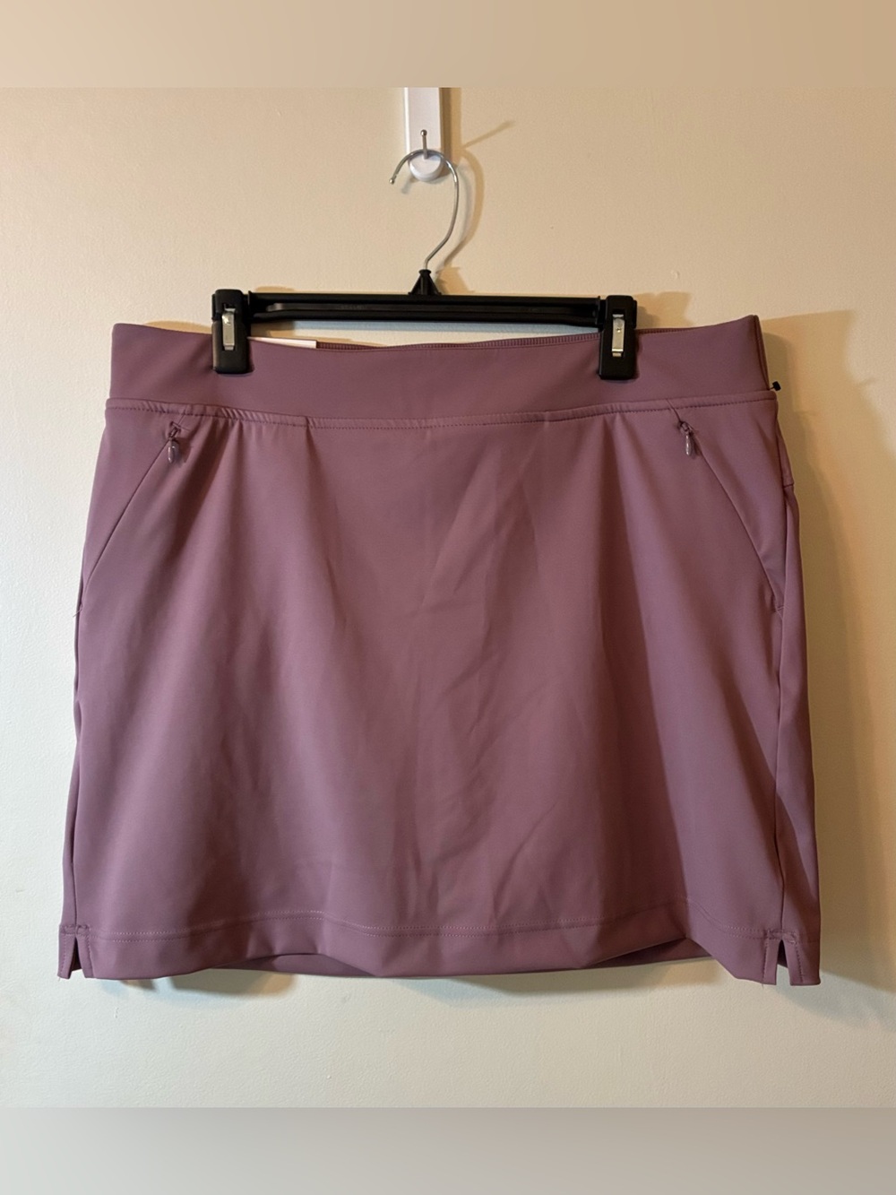NWT 32 Cool Athletic Skort Mauve Activewear Tennis Golf Travel Athleisure L